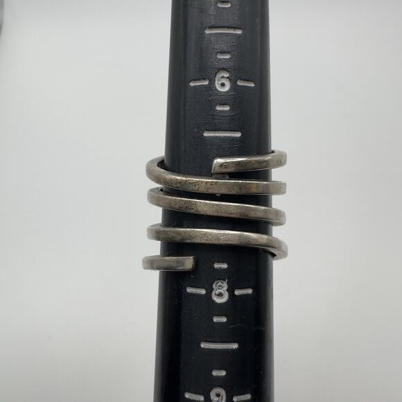 Lilly Barrack Artisan Sterling & 14k Gold 4 Gemstone Ring S 7.5 14g - Picture 8 of 12